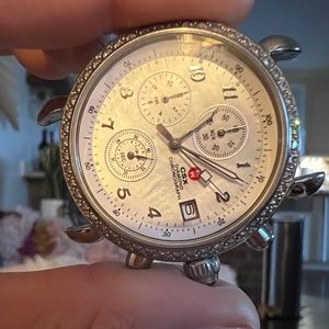 NWOT Michele 20mm CSX Seven-Link Stainless Steel Bracelet